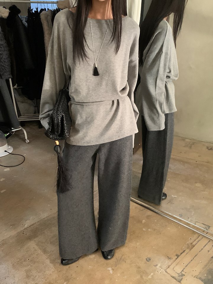 Raccoon Wool Pants by Lucy Salon for Women - view 11