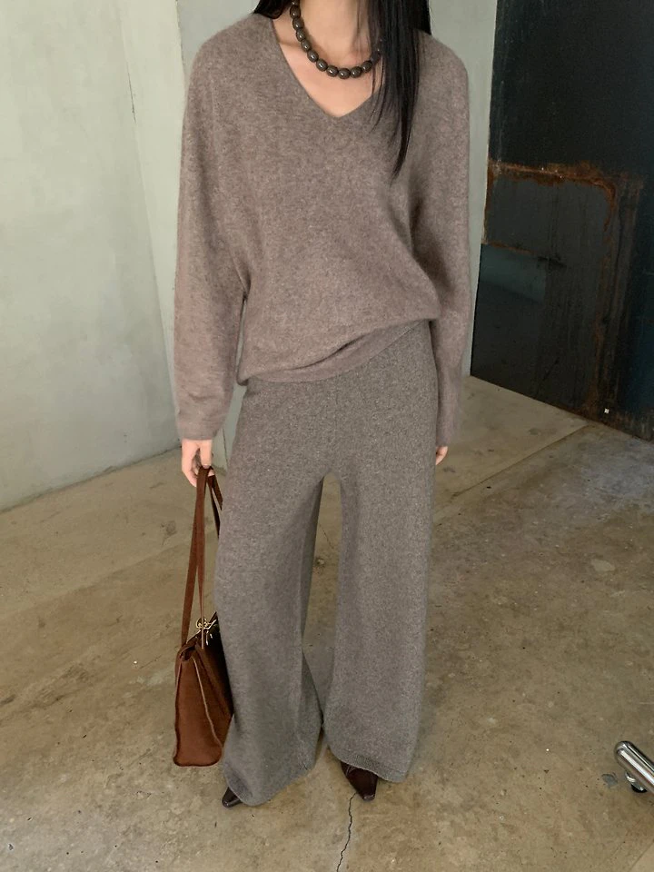 Raccoon Wool Pants by Lucy Salon for Women - view 5
