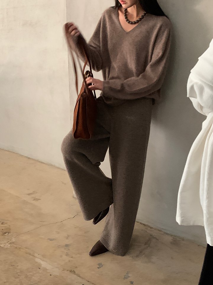 Raccoon Wool Pants by Lucy Salon for Women - view 7
