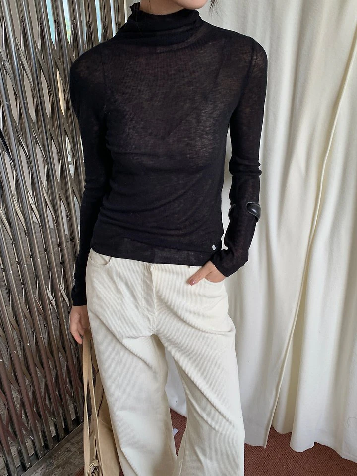 Mint Turtleneck Knit by Lucy Salon for Women - view 11