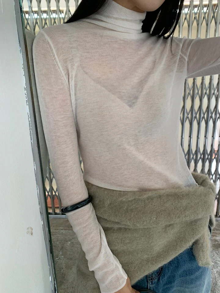 Mint Turtleneck Knit by Lucy Salon for Women - view 9