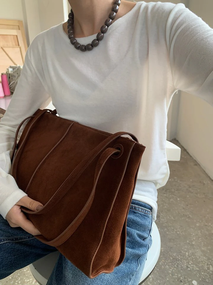 Loro Suede Bag by Lucy Salon for Women - view 9