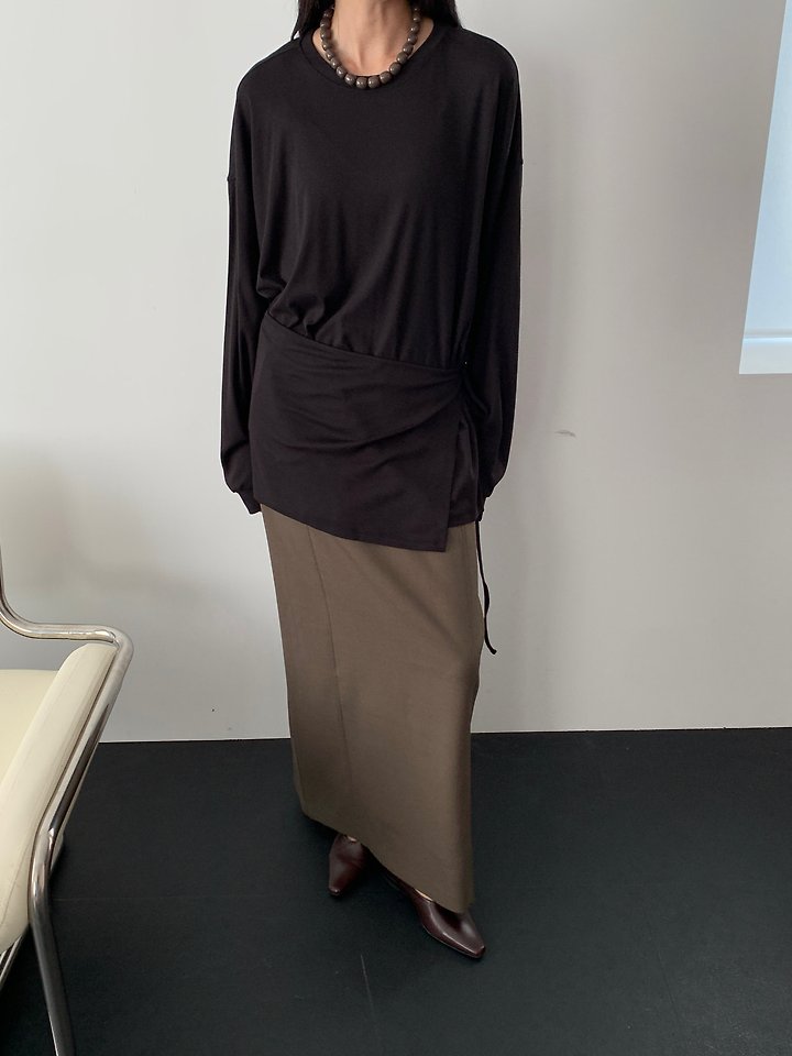 Cozy Wrap Set Tee by Lucy Salon for Women - view 4