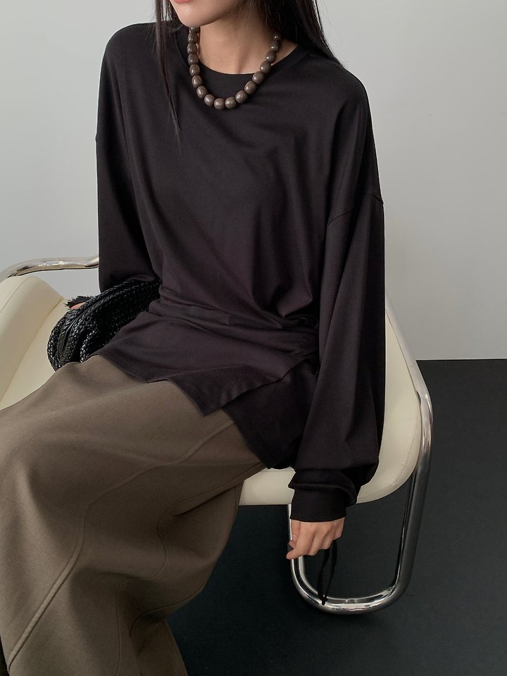 Cozy Wrap Set Tee by Lucy Salon for Women - view 5
