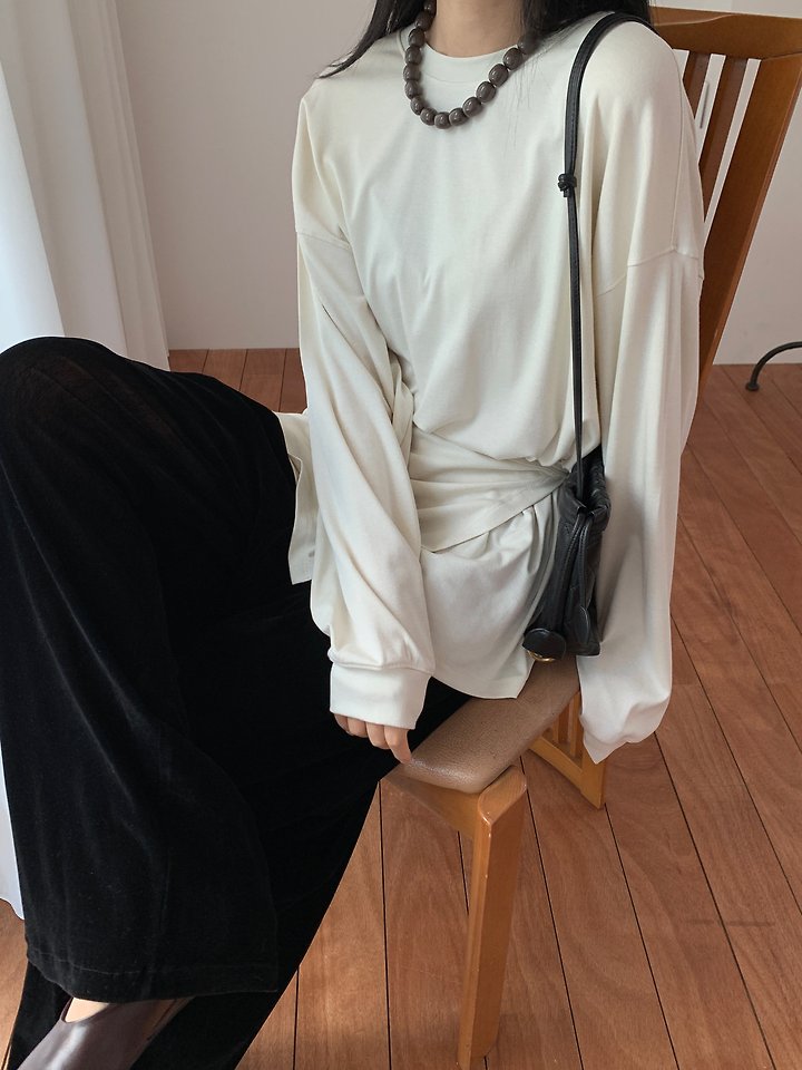 Cozy Wrap Set Tee by Lucy Salon for Women - view 6