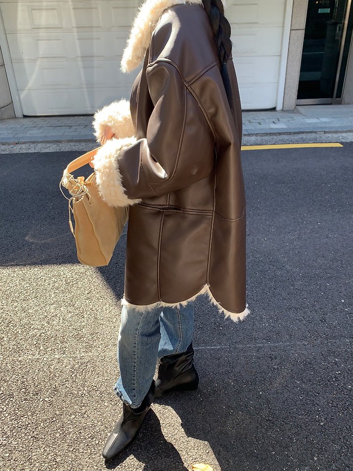 Woody Lamb Shearling Jacket by Lucy Salon for Women - view 1