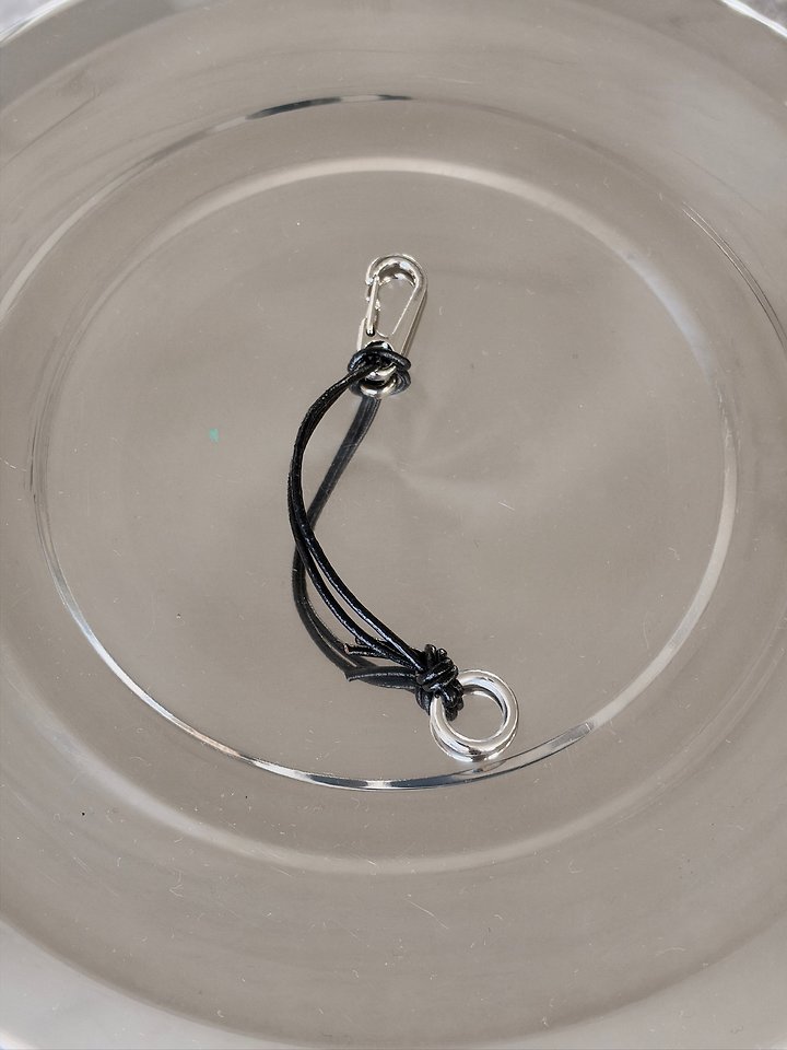 Leather Keyring by Lucy Salon for Women - view 7