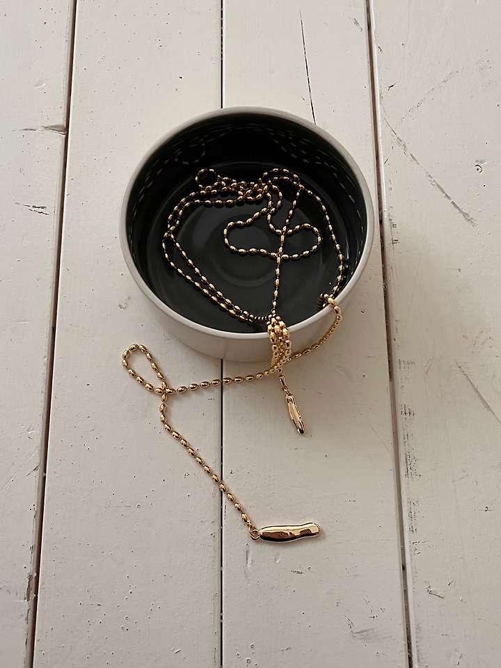 Gold Layered Necklace by Lucy Salon for Women - view 1