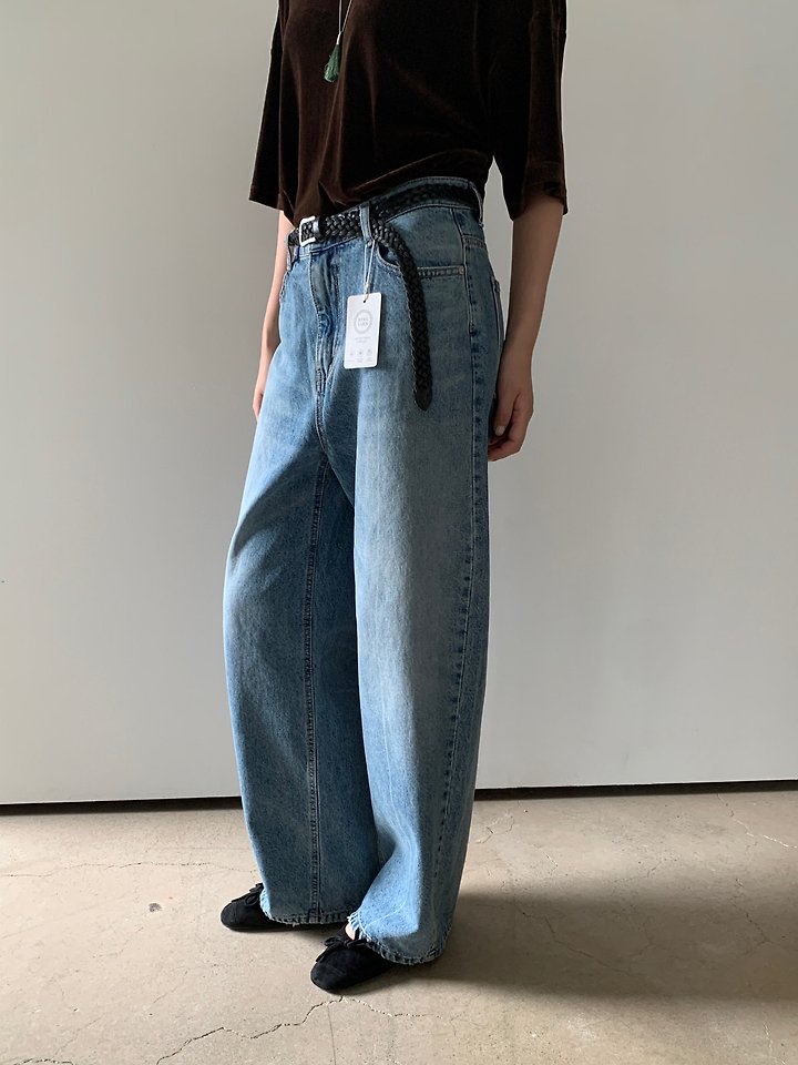 Crease Line Denim Pants by Lucy Salon for Women - view 4
