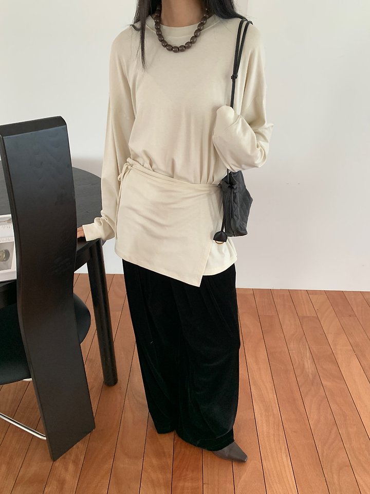 Cozy Wrap Set Tee by Lucy Salon for Women - view 8