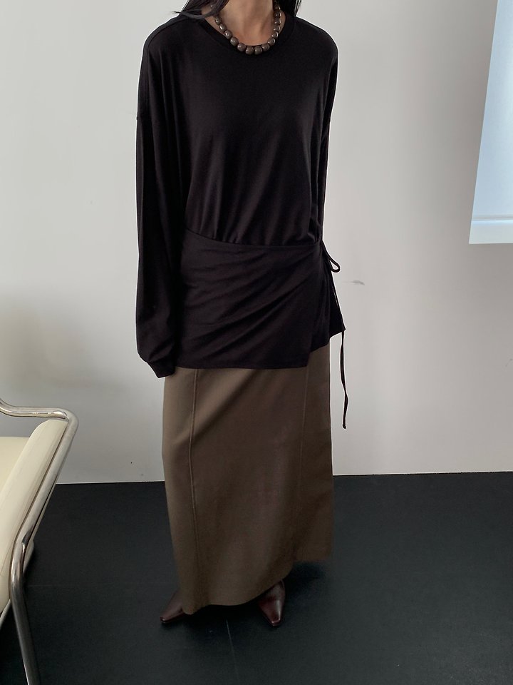 Cozy Wrap Set Tee by Lucy Salon for Women - view 2