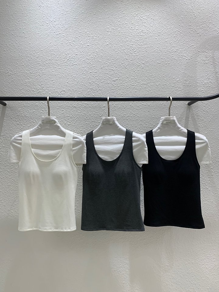 U-Neck Padded Camisole by Lucy Salon for Women - view 12