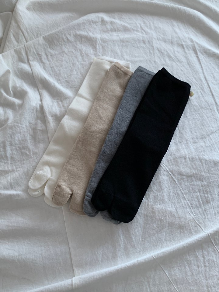 Wool Tabi Socks by Lucy Salon for Women - view 5