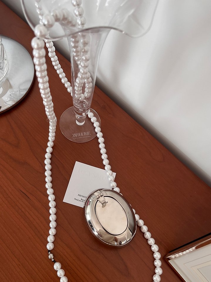 Pearl Layered Necklace by Lucy Salon for Women - view 6