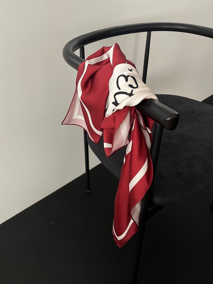 Red Scarf by Lucy Salon for Women - view 4