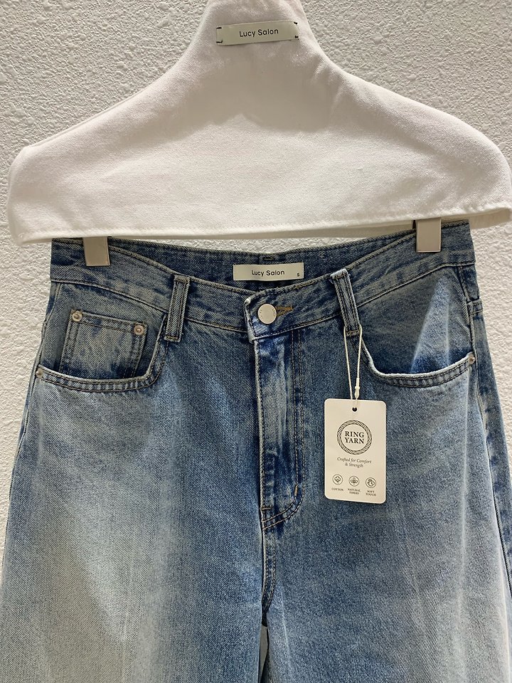 Crease Line Denim Pants by Lucy Salon for Women - view 11