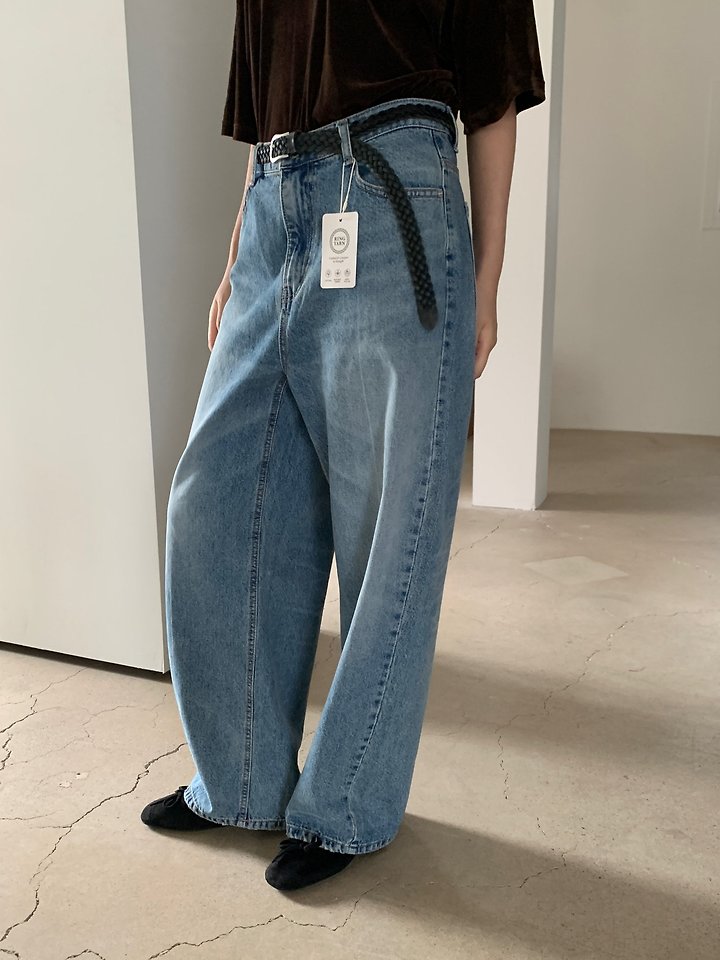 Crease Line Denim Pants by Lucy Salon for Women - view 7