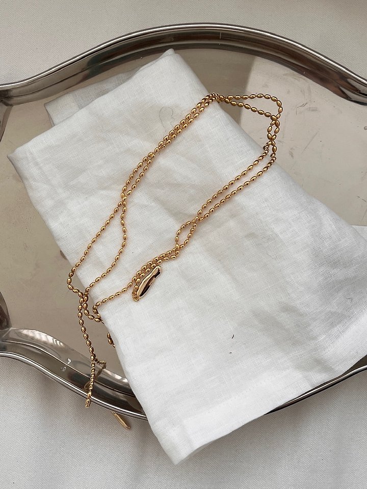 Gold Layered Necklace by Lucy Salon for Women - view 7