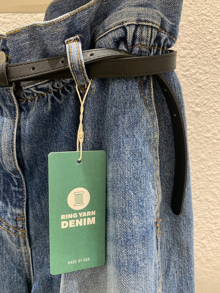 Elle Denim Pants (Belt Set) by Lucy Salon for Women - view 11