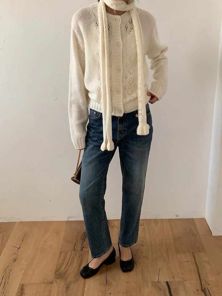 Daisy Cardigan (Scarf Set) by Lucy Salon for Women - view 6