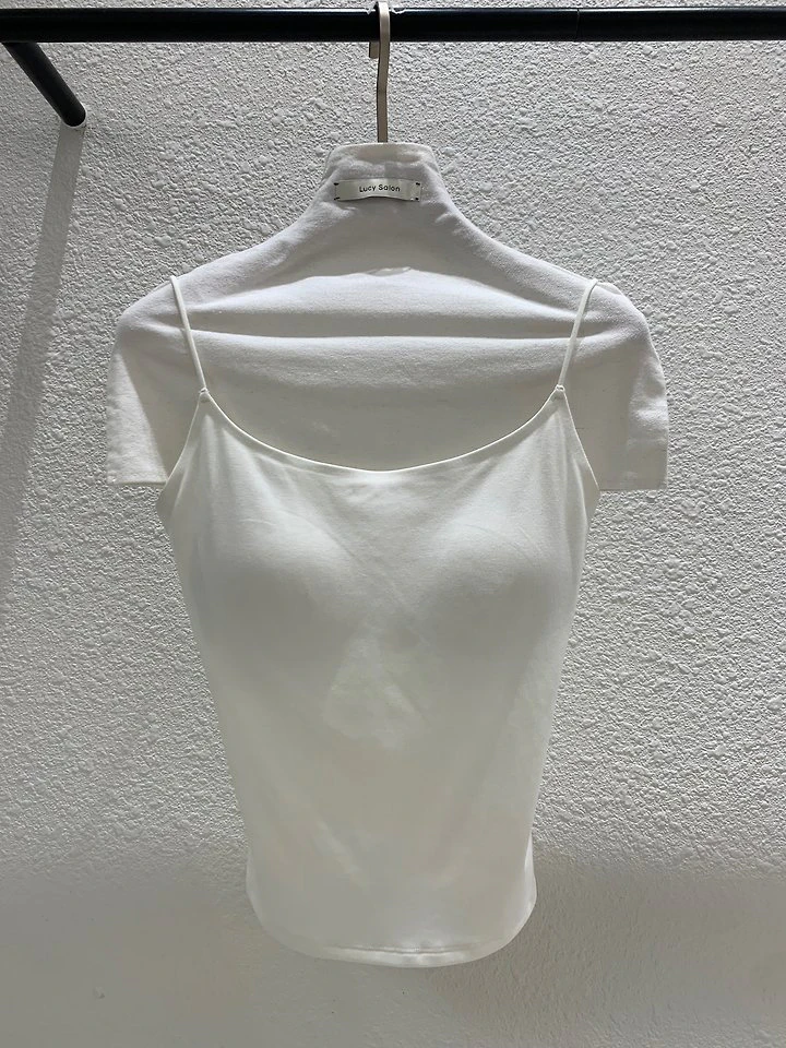 Square Neck Padded Camisole by Lucy Salon for Women - view 11