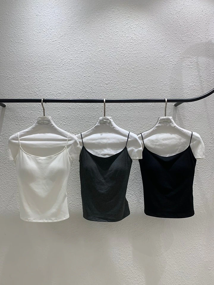 Square Neck Padded Camisole by Lucy Salon for Women - view 7