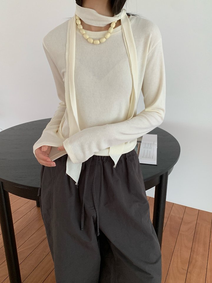 Raye Scarf Tee (Set) by Lucy Salon for Women - view 2
