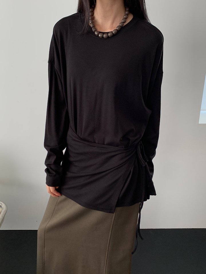 Cozy Wrap Set Tee by Lucy Salon for Women - view 1