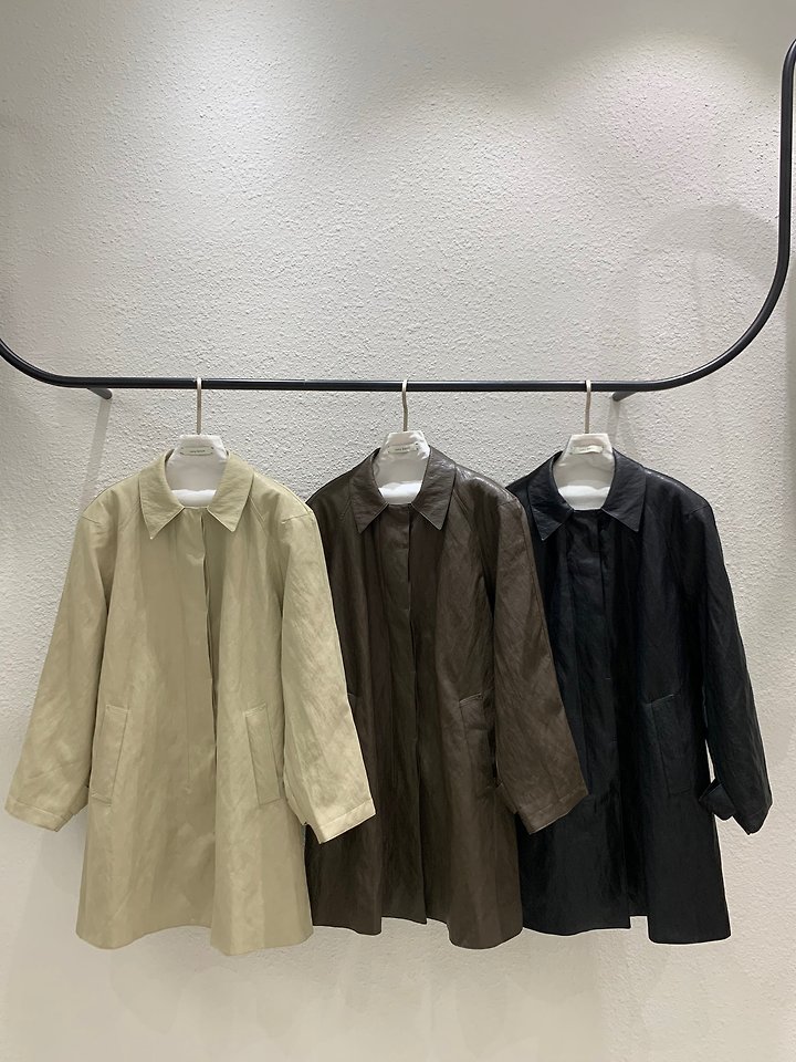 Ted Leather Trench Coat by Lucy Salon for Women - view 11