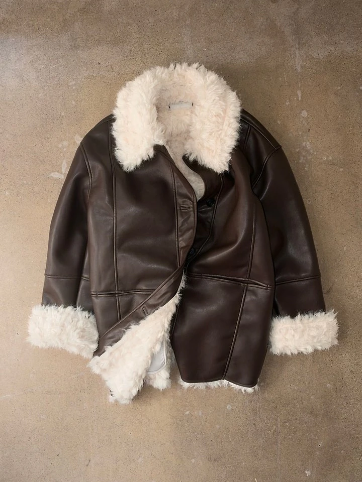 Woody Lamb Shearling Jacket by Lucy Salon for Women - view 6