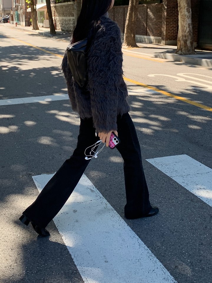 Black Bootcut Pants by Lucy Salon for Women - view 11