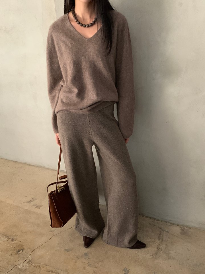 Raccoon Wool Pants by Lucy Salon for Women - view 4