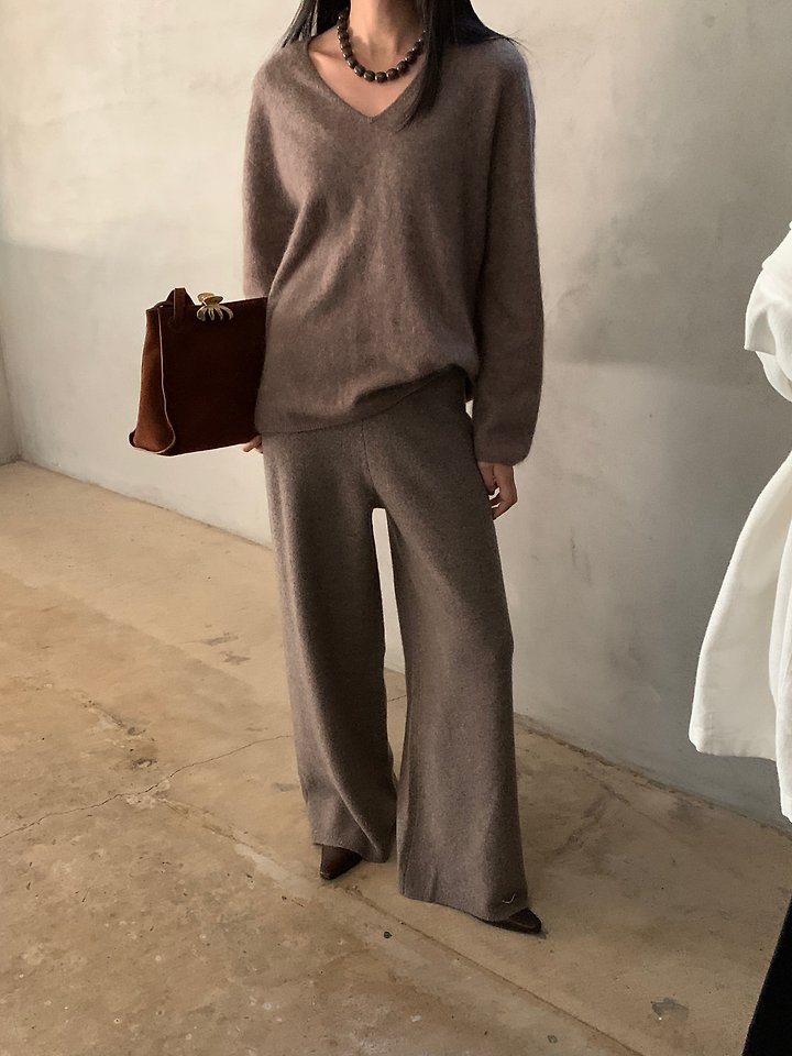 Raccoon Wool Pants by Lucy Salon for Women - view 6