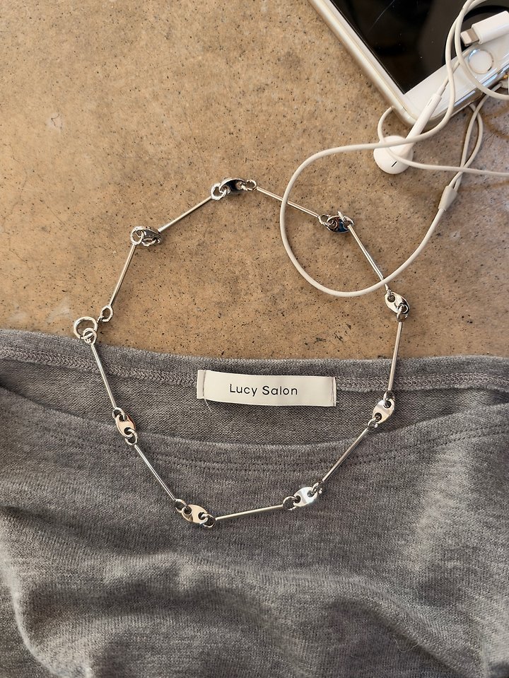 Loop Chain Necklace by Lucy Salon for Women - view 4