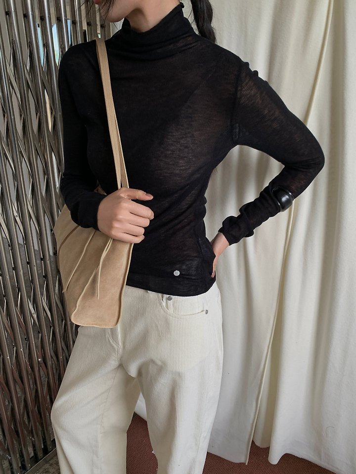 Mint Turtleneck Knit by Lucy Salon for Women - view 10