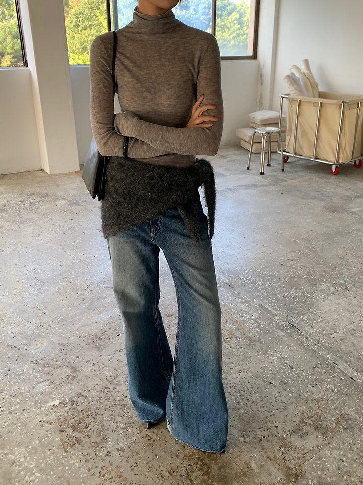 Mint Turtleneck Knit by Lucy Salon for Women - view 4