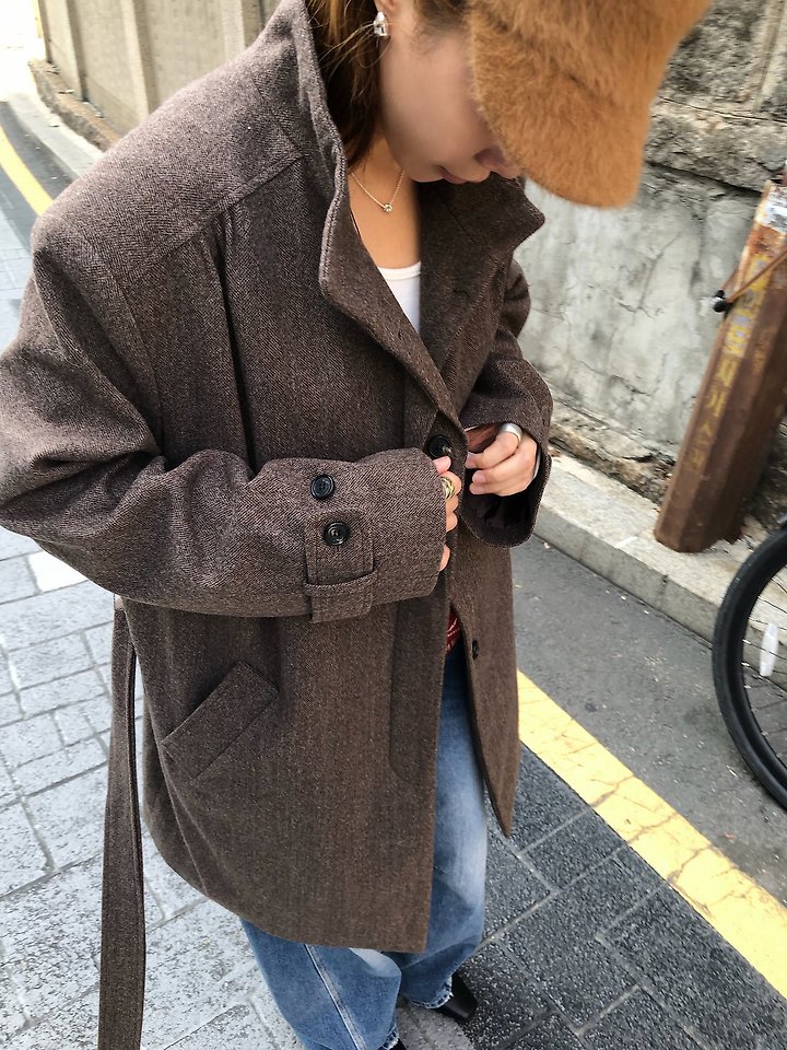 Prague Long Coat by Made for Women - view 2