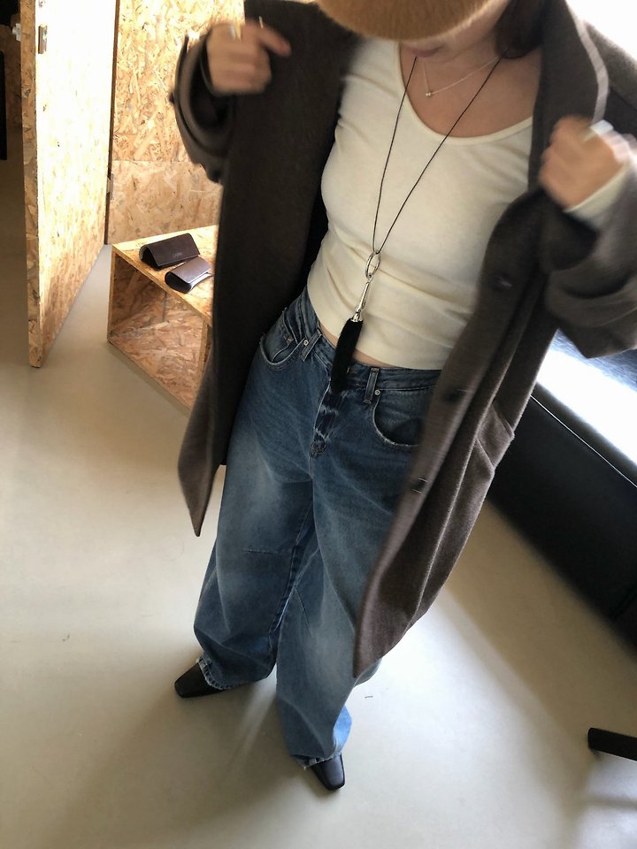 Lora Denim Pants by Made for Women - view 2