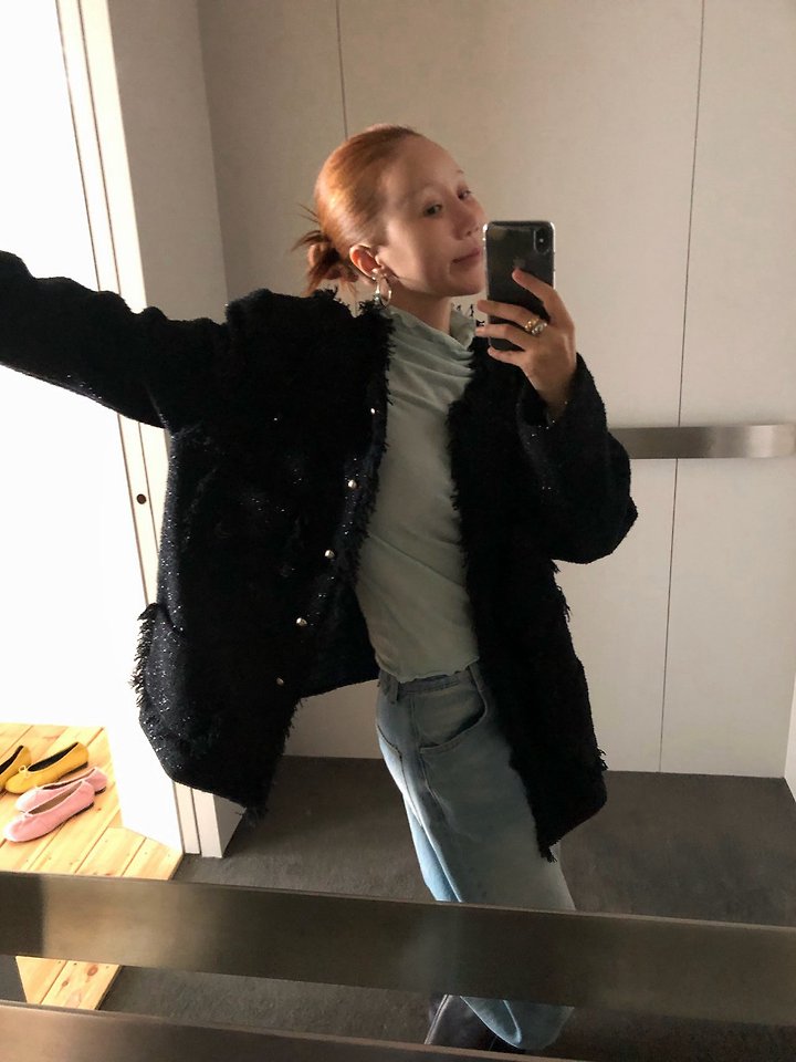 Fringe Tweed Jacket by Made for Women - view 9