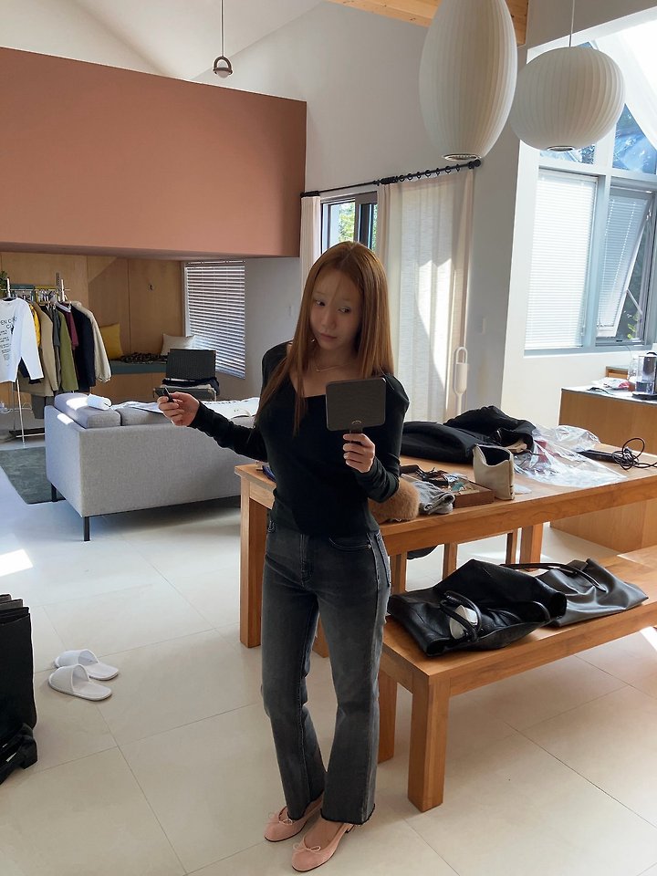 Vanilla Denim Pants by Made for Women - view 4
