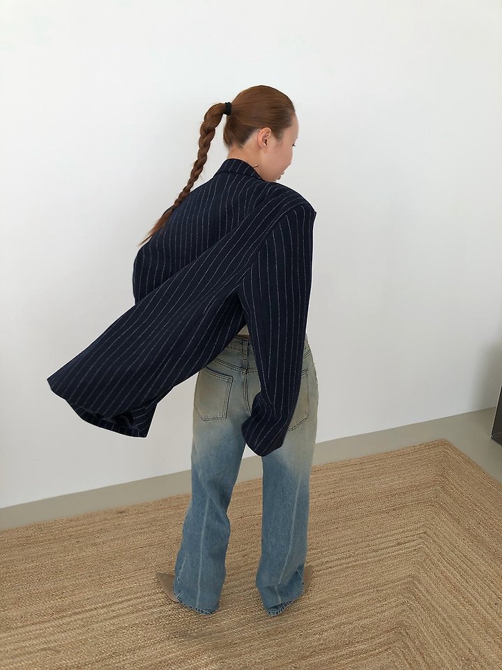 Wool Pin Coat Jacket by Made for Women - view 5