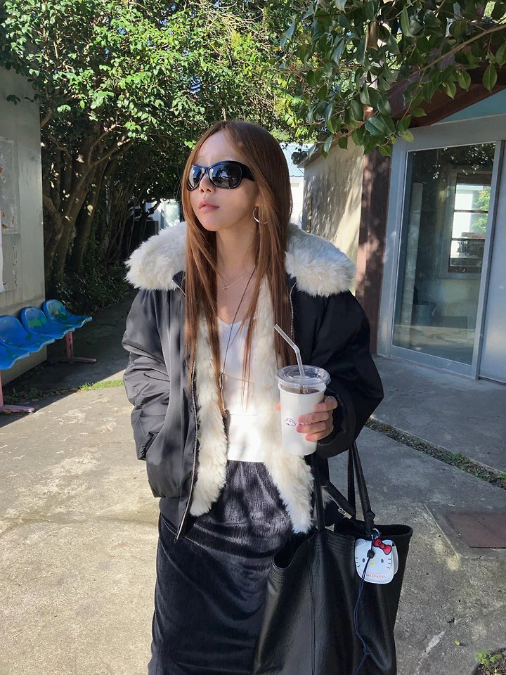 Teddy Fur Jacket by Made for Women - view 5