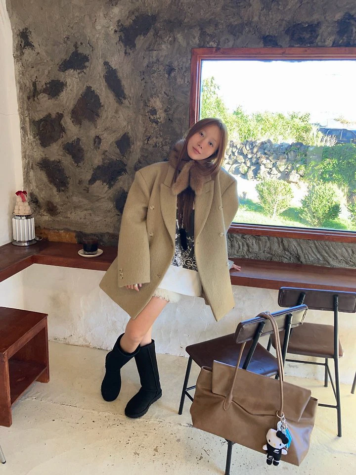 Wool Double Coat by Made for Women - view 1