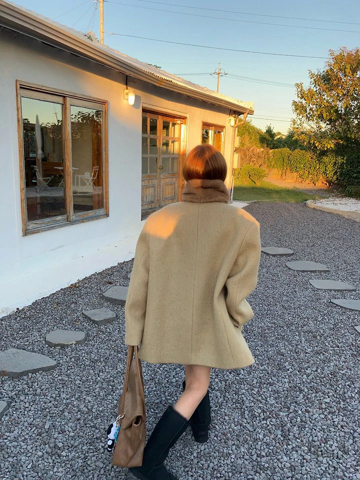 Wool Double Coat by Made for Women - view 2