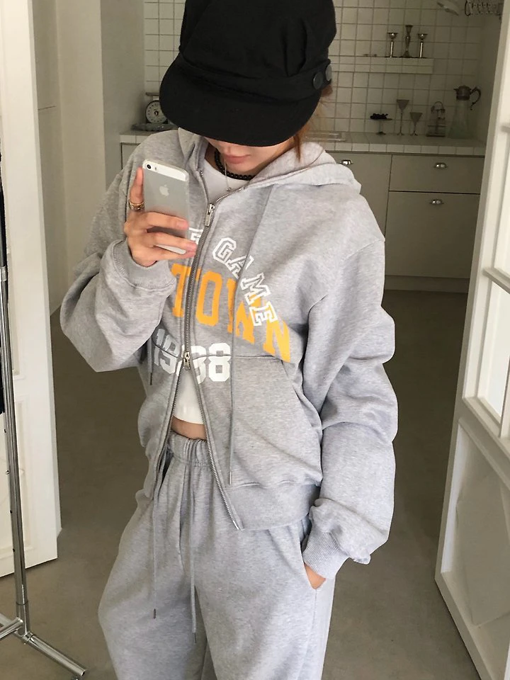 State Hooded Zip-up by Made for Women - view 11