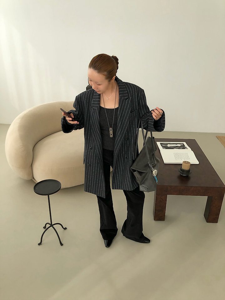 Wool Pin Coat Jacket by Made for Women - view 10
