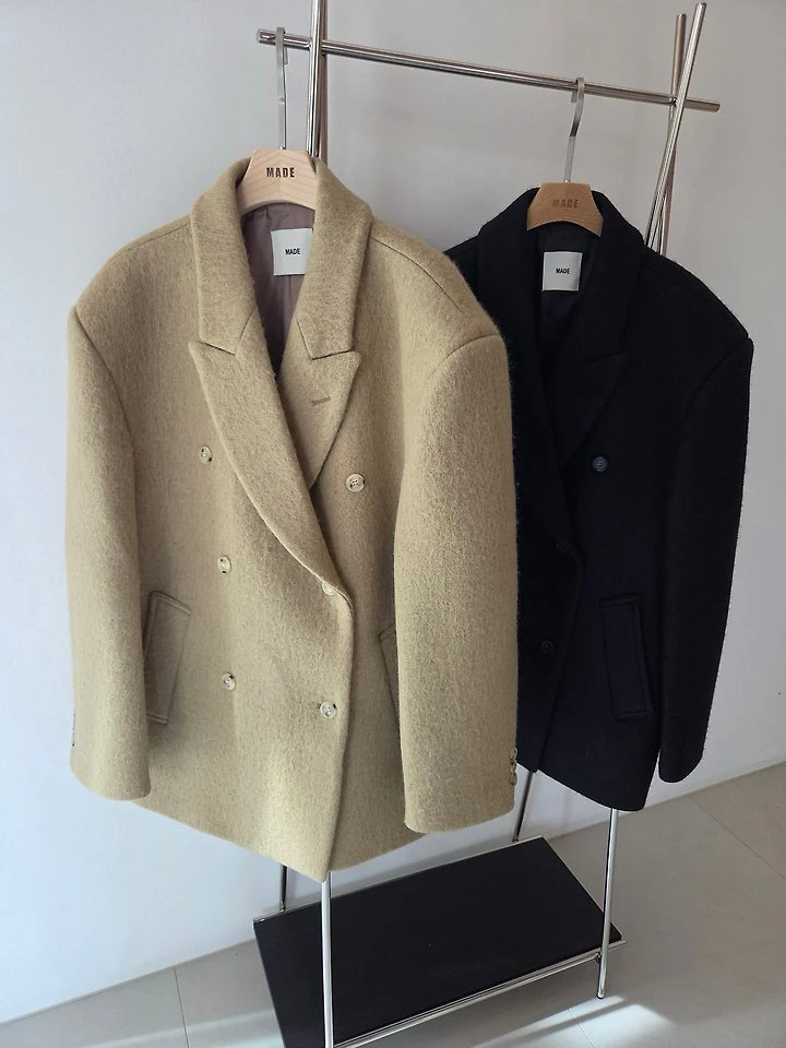 Wool Double Coat by Made for Women - view 11