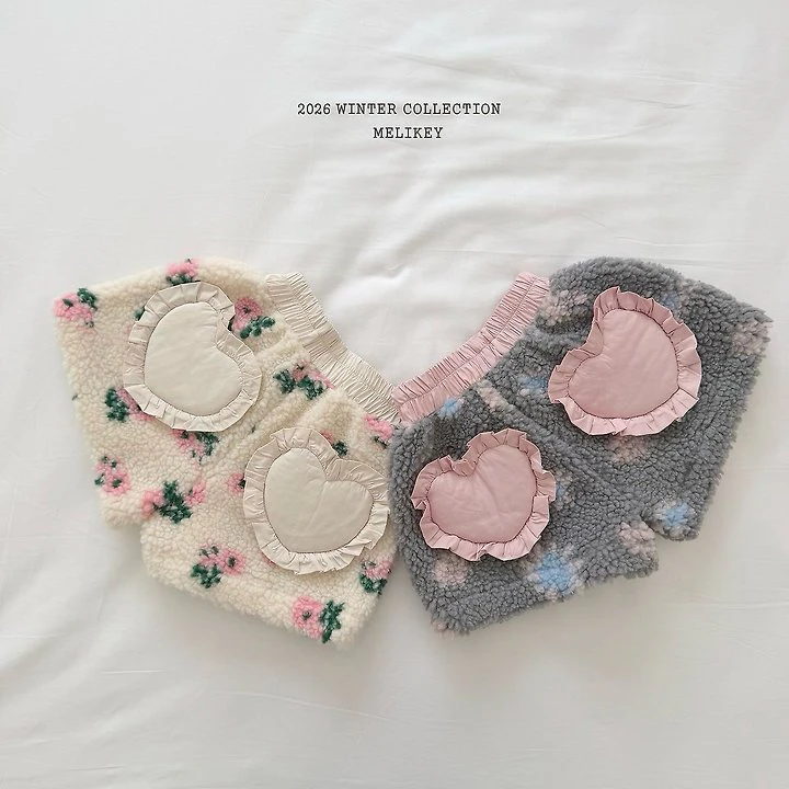 Heart Floral Shorts by Melikey for Child - view 1