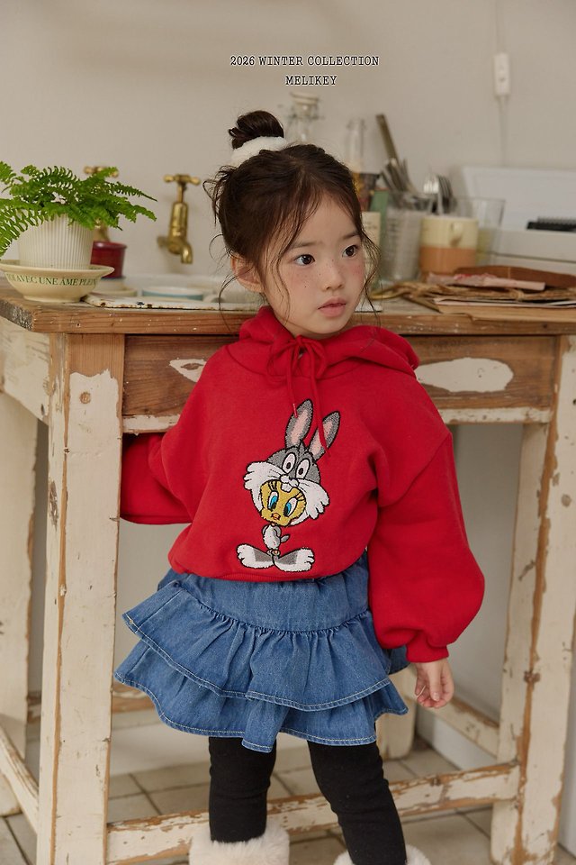 T Bunny Hooded Tee by Melikey for Child - view 4