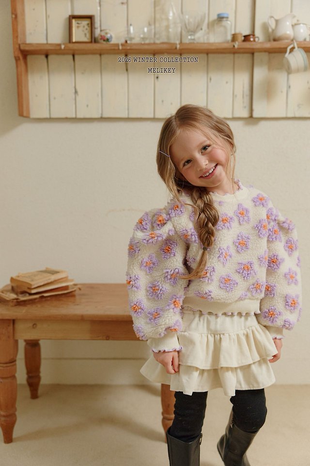 Floral Wings Sweatshirt by Melikey for Child - view 6